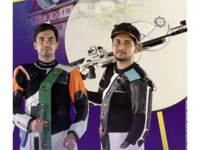 Asian games: Double glory for India as Himanshu wins silver and Rudrankksh takes bronze in air rifle