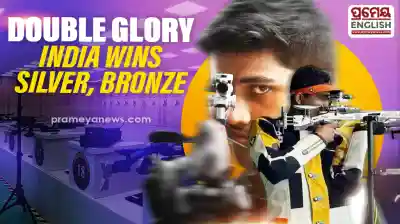 Asian games: Double glory for India as Himanshu wins silver and Rudrankksh takes bronze in air rifle