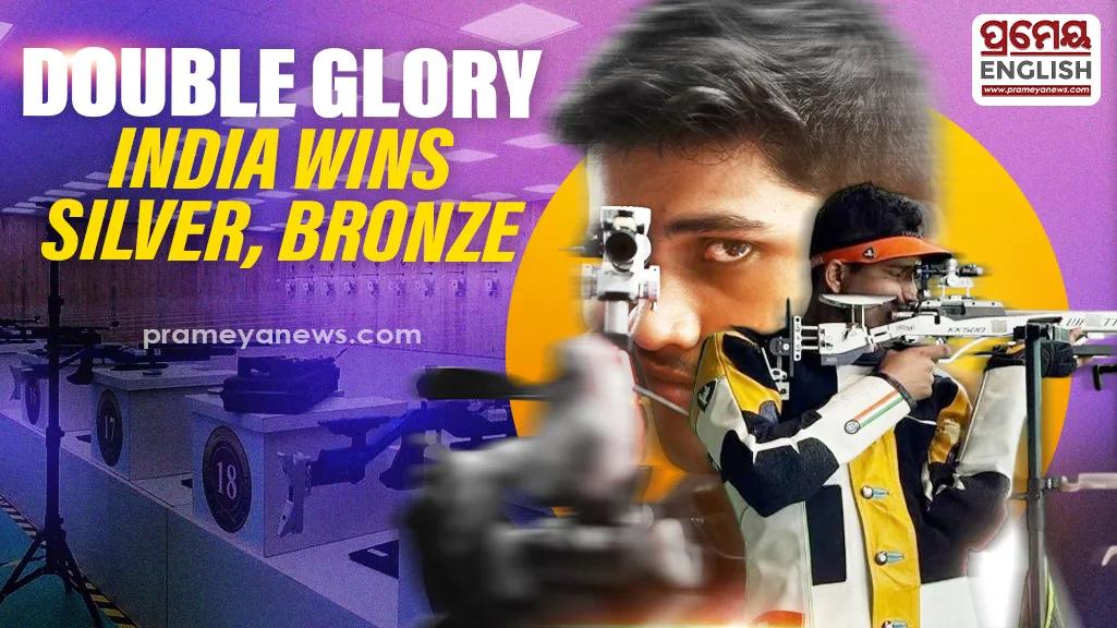 Asian games: Double glory for India as Himanshu wins silver and Rudrankksh takes bronze in air rifle