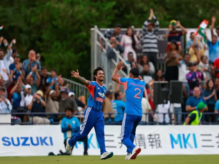 Indian batters struggle on sluggish Sano pitch before bowlers’ secure narrow two run victory in T20