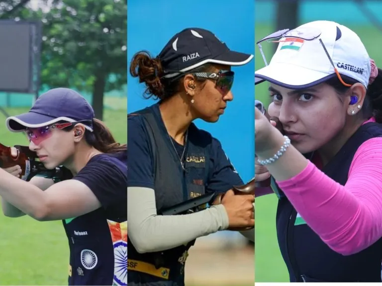 Indian women Skeet Trio grabs Asian Games 2026 Bronze while Manu Bhaker Storms into final