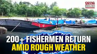 Bad weather triggers panic in Chilika, 200+ fishermen return to shore