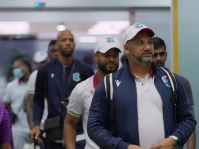 West Indies cricket squad lands in Thiruvananthapuram for crucial ODI series against India