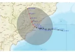 Deep Depression to cross Andhra-Odisha Coast near Kalingapatnam tonight