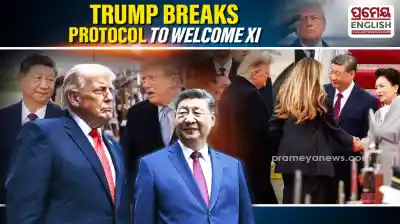 Trump breaks protocol to welcome Chinese President Xi Jinping in Washington