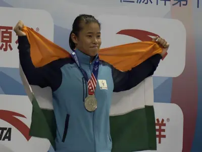 Asian Games: Wushu star Roshibina Devi clinches Silver in Women Sanda 60kg final At Aichi Nagoya games