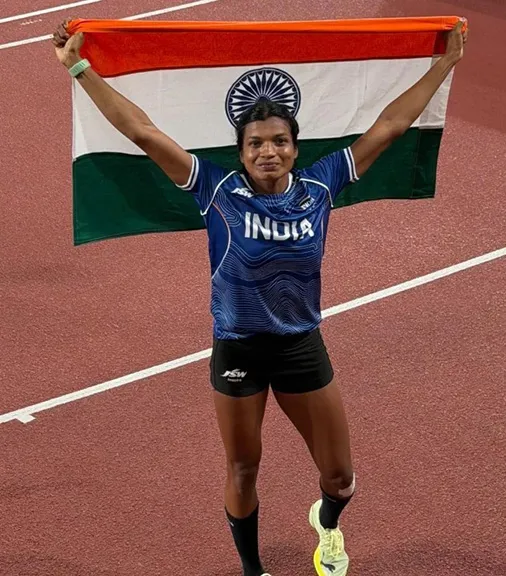 History made as Baranica Elangovan wins Bronze medal for India in Asian Games pole vault