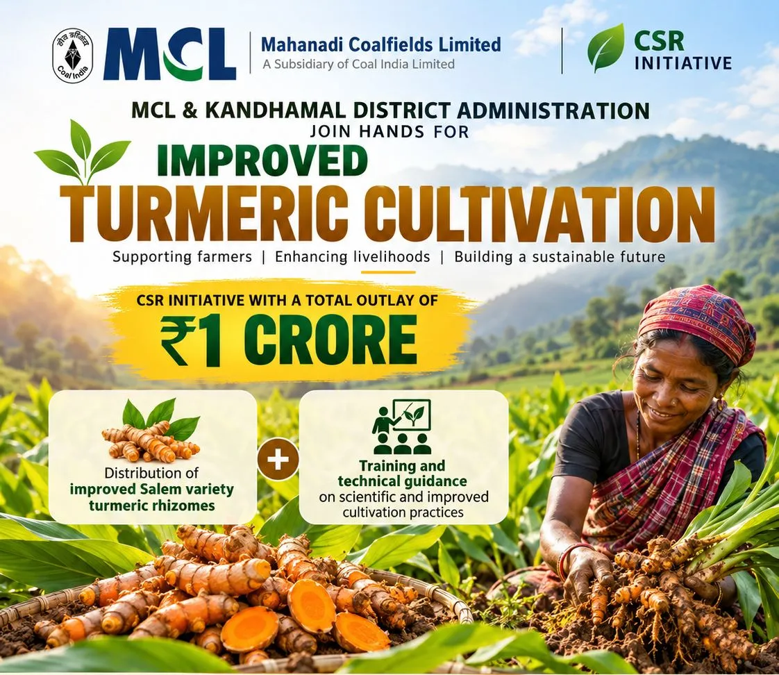 MCL inks MoU for improved turmeric cultivation in Kandhamal