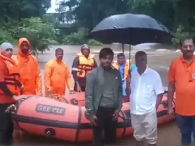Odisha: Malkangiri ADM Somnath Pradhan visits flood-affected areas amid heavy rainfall