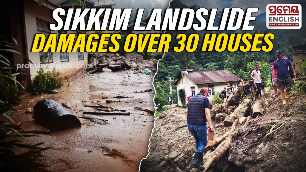 Sikkim landslide: Over 30 houses affected in Rimbi amid heavy rain