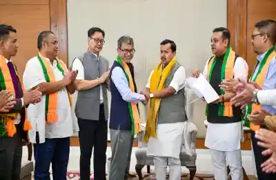 After joining BJP, eight UDP MLAs submit merger letter to Meghalaya Assembly