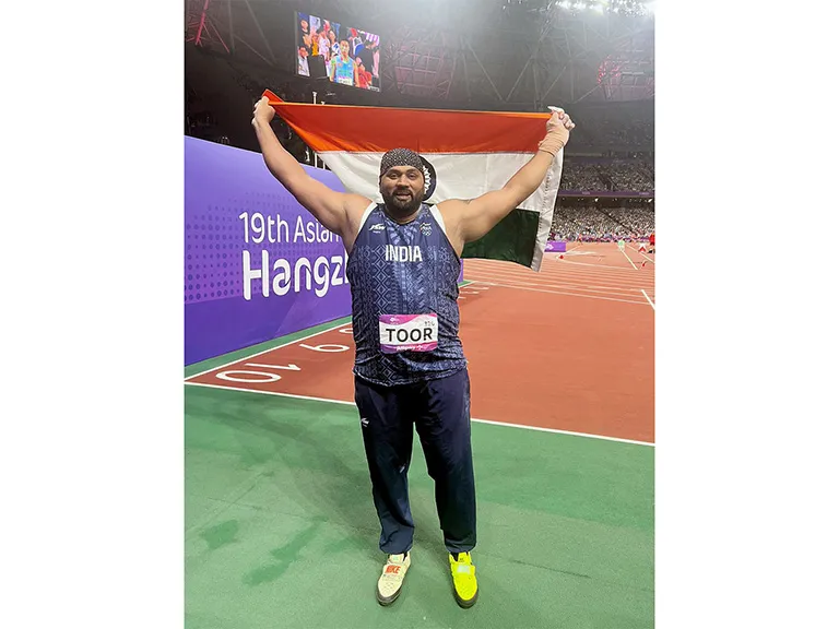 Asian Games: Tajinderpal Singh Toor secures Shot Put Silver medal in Nagoya