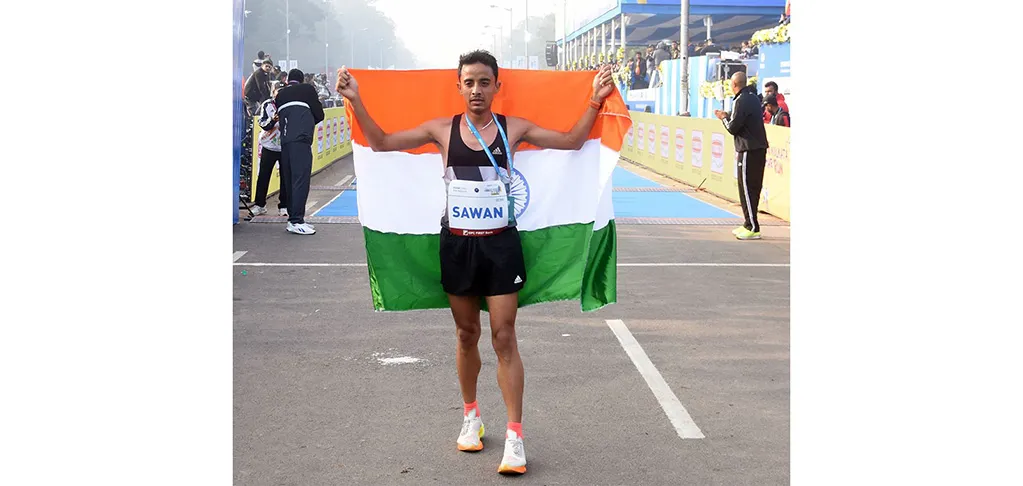 Indian runner Sawan Barwal shatters national record to claim Asian Games Marathon silver