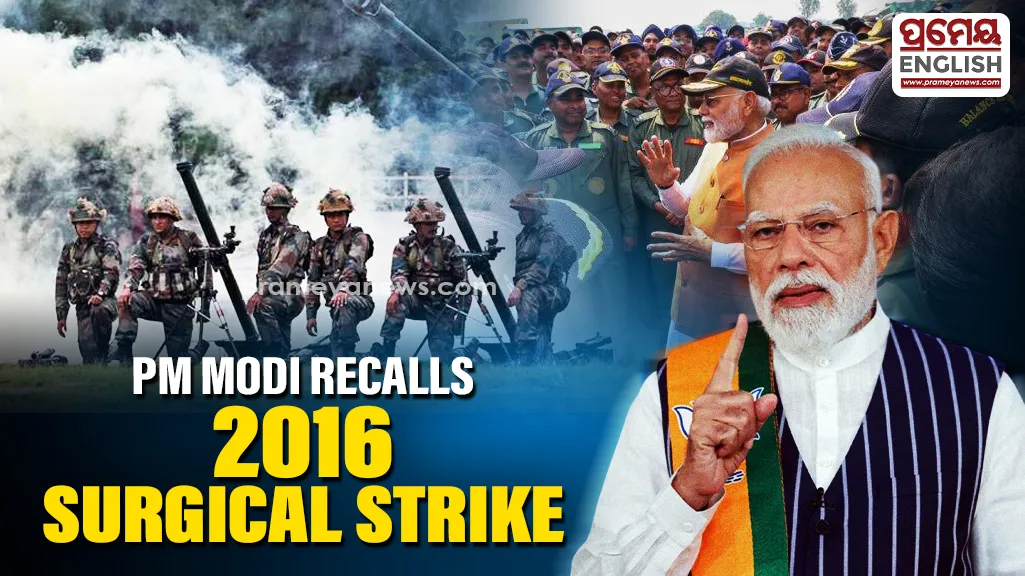 PM Modi recalls 2016 surgical strikes on terror launchpads, says India has displayed firm resolve against  terrorism