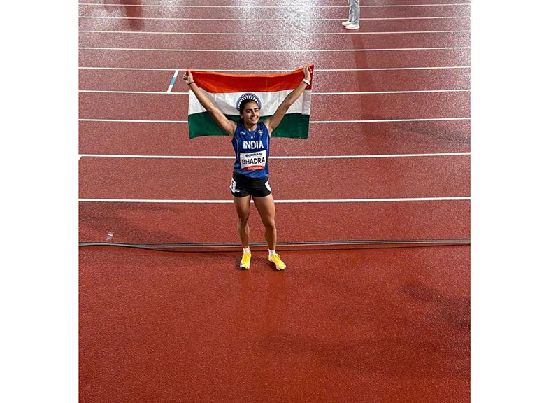 Indian sprinter Harita Bhadra secures Bronze medal at Asian Games 2026 