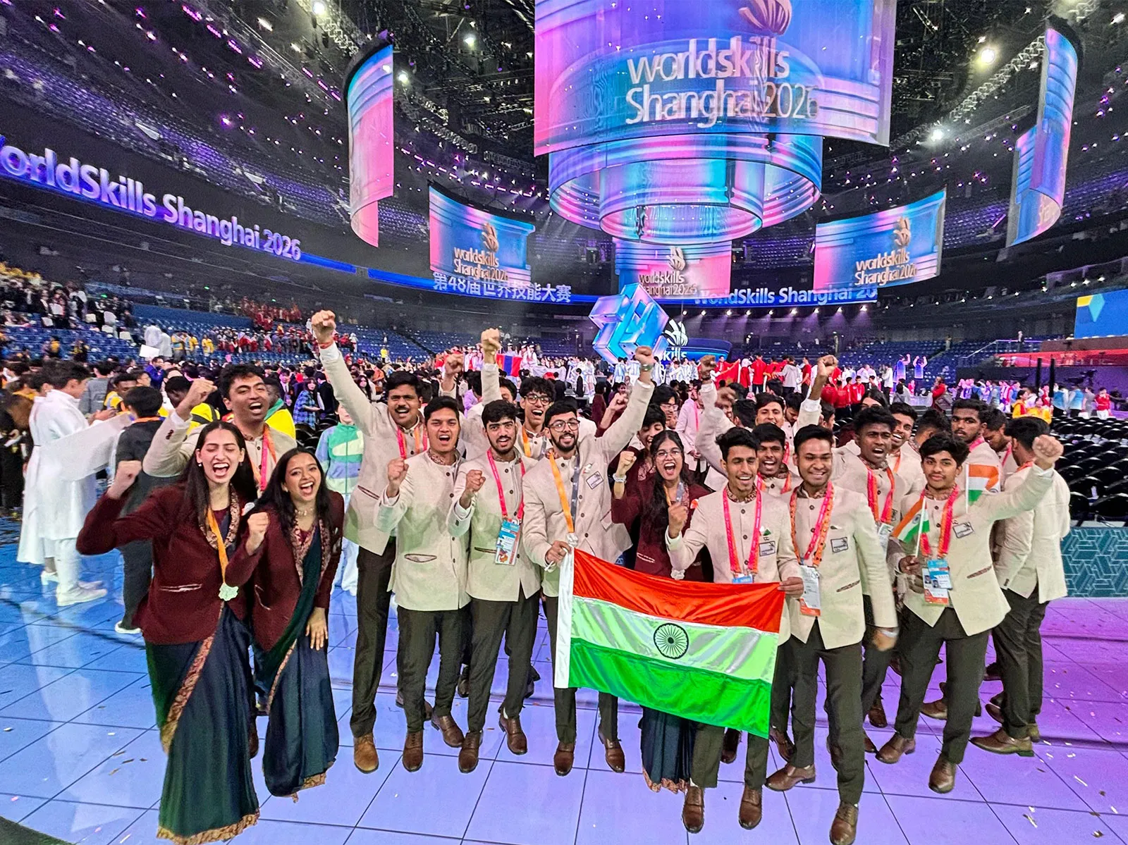India Ranks 10th at WorldSkills Shanghai 2026, wins 6 Silver medals and 20 Medal for Excellence