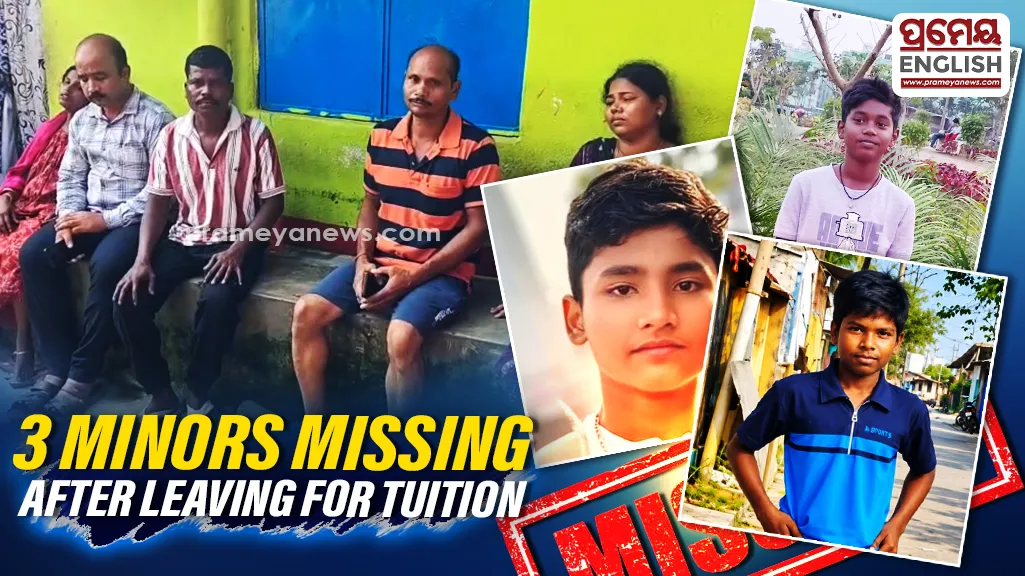 3 Minor Boys Go Missing After Leaving Home for Tuition in Bhubaneswar
