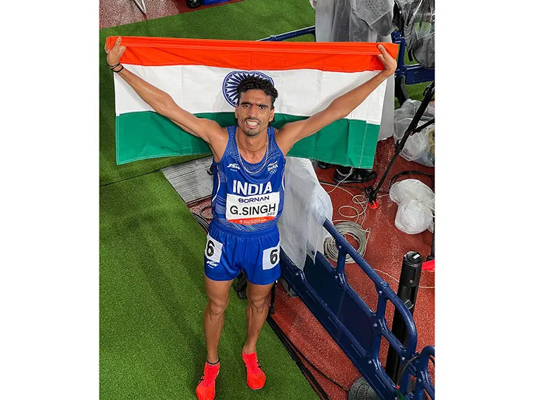 Gulveer Singh captures his second Silver medal in 1500m final at 2026 Asian Games in Japan