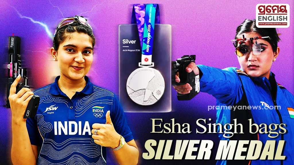 Asian Games: Indian shooter Esha Singh bags Silver Medal in women 25m pistol final at Aichi Nagoya games