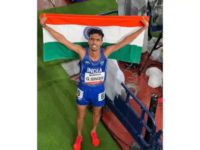 Gulveer Singh captures his second Silver medal in 1500m final at 2026 Asian Games in Japan