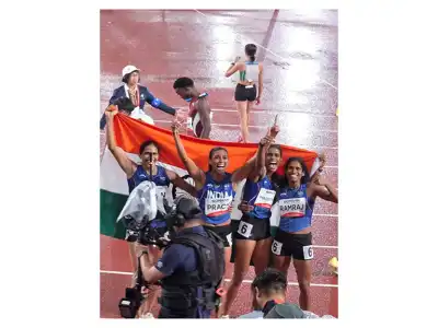 Indian women claim historic 4x400m relay gold at 2026 Asian Games