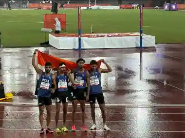 Indian men secure relay Bronze following stellar gold by women