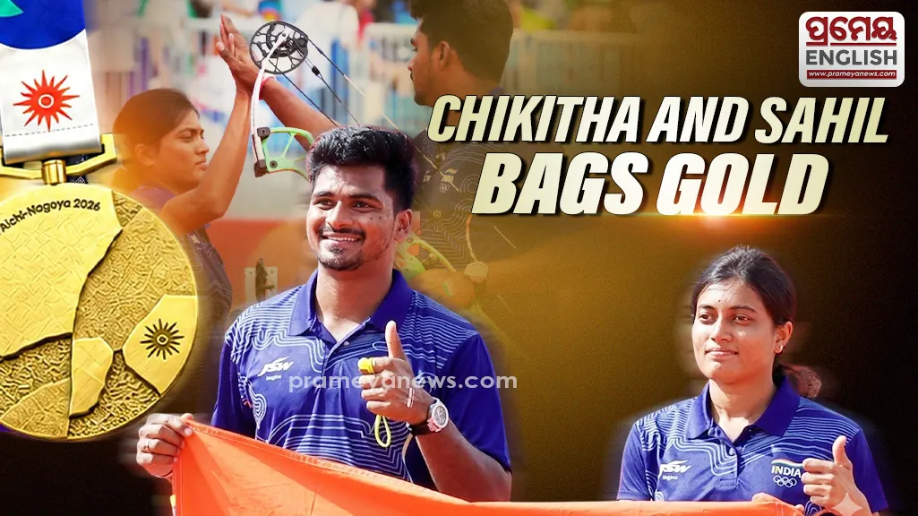 Indian archers Chikitha and Sahil clinch Mixed Team Gold over South Korea in a thrilling final