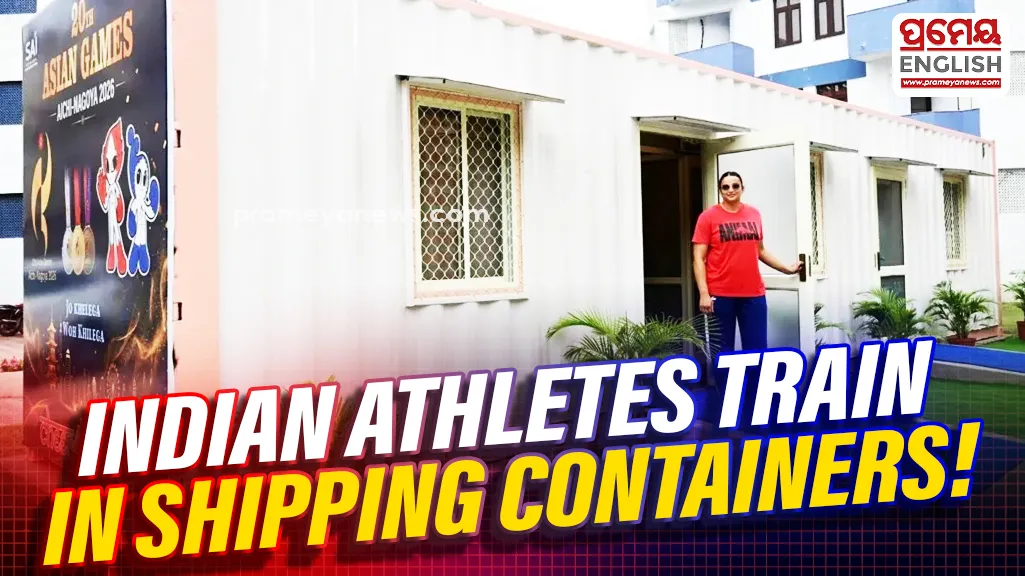 Indian Athletes Train in Shipping Containers Ahead of Aichi-Nagoya Asian Games | Japan Prep