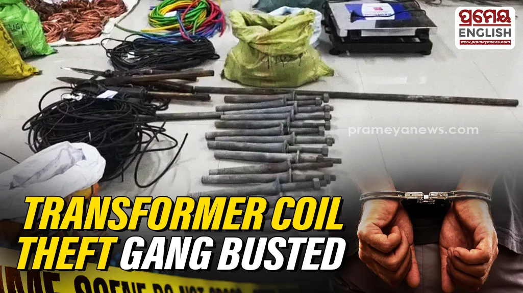 Transformer Coil Theft Gang Busted in Mayurbhanj: 8 Arrested, Huge Haul Recovered