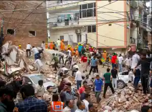 Delhi building collapse: Death toll rises to 6, search for trapped persons underway