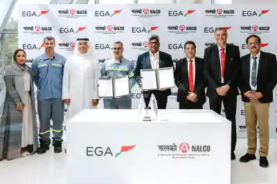 NALCO signs technology partnership agreement with Emirates Global Aluminium