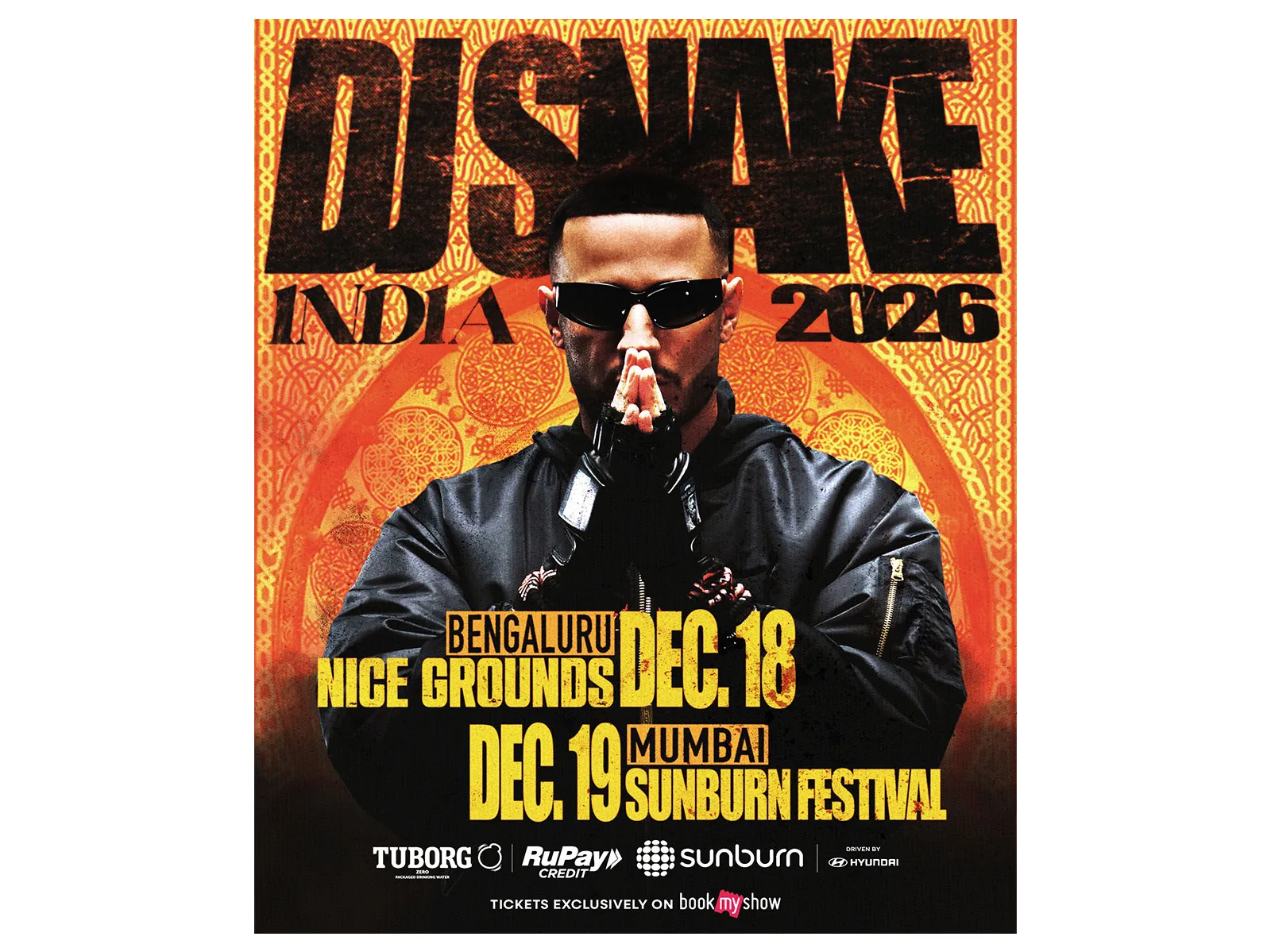 DJ Snake to return India in December; to perform at Sunburn Festival 2026