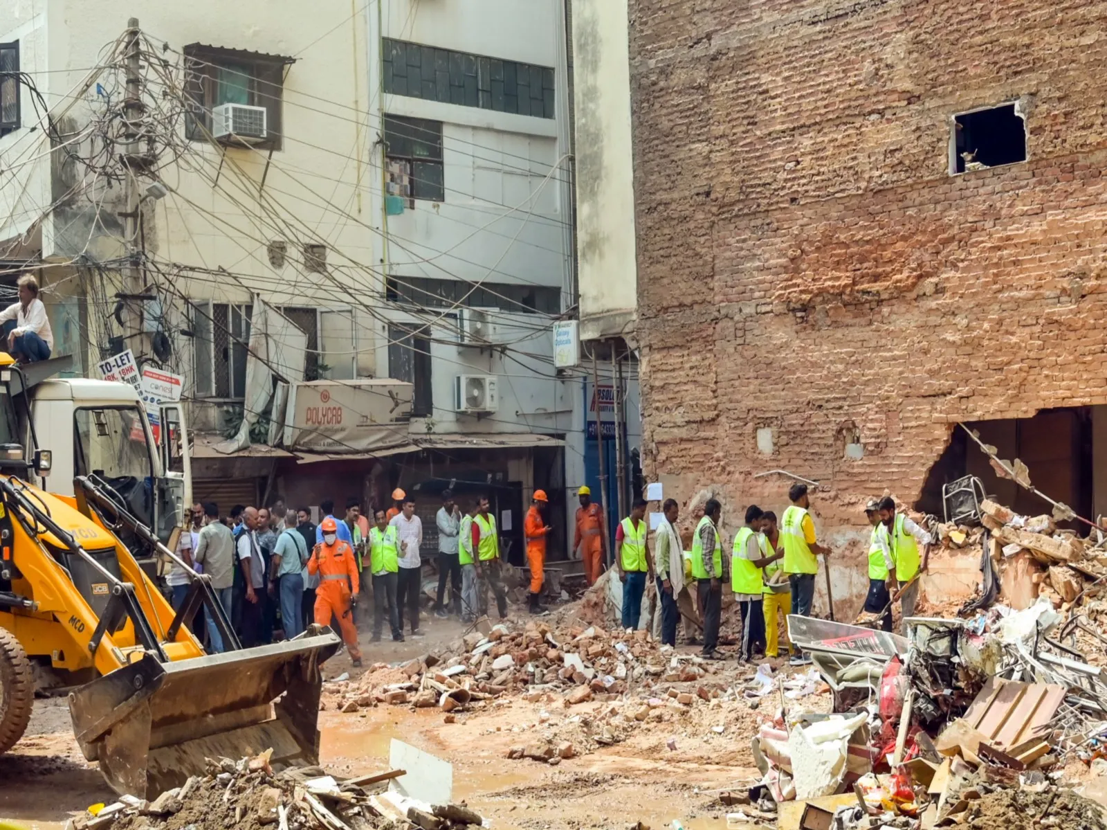 Satya Niketan building collapse: FIR claims owners built upper floors despite knowing structural load limits