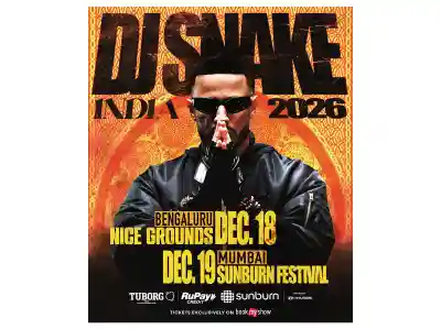 DJ Snake to return India in December; to perform at Sunburn Festival 2026