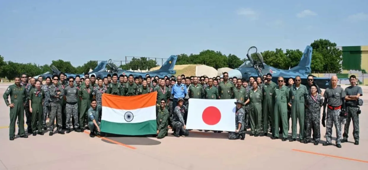 Indian Air Force Welcomes Japanese F-2 Fighter Jets for Joint Exercise Veer Guardian 2026