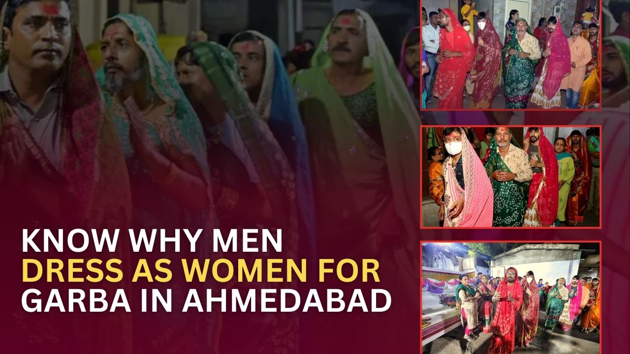Men in Ahmedabad dress as women for garba: Here's Why