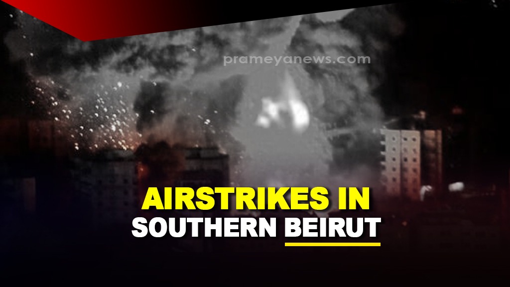 Israeli Military launches airstrikes in Southern Beirut amid escalating conflict with Hezbollah