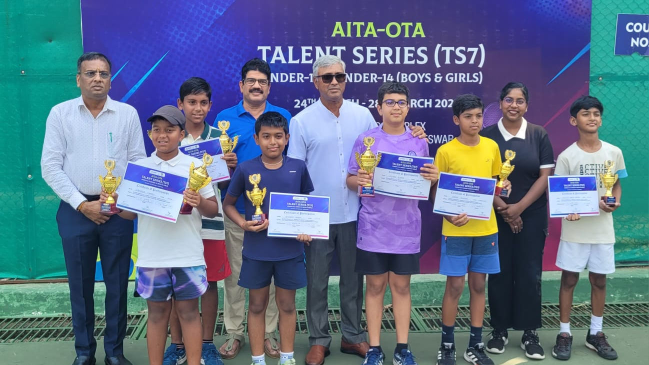 Sairansh Jha Wins Double Titles in AITA-OTA Talent Series Bhubaneswar