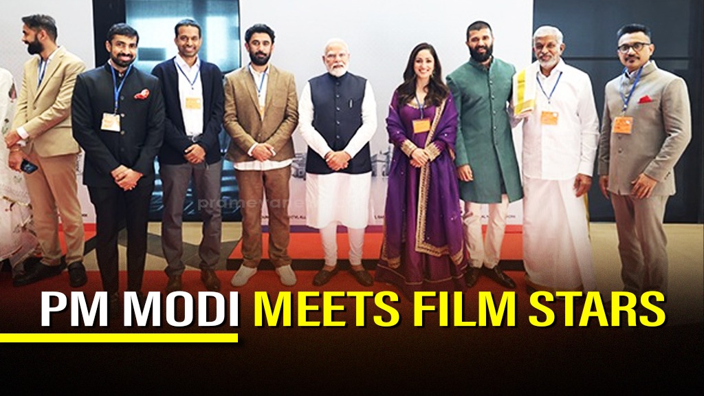 Vijay Deverakonda, Yami Gautam, Amit Sadh Meet PM Modi in Delhi
