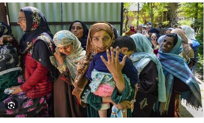 65.48 percent voter turnout till 5 pm in phase-3 in Jammu- Kasmir polls
