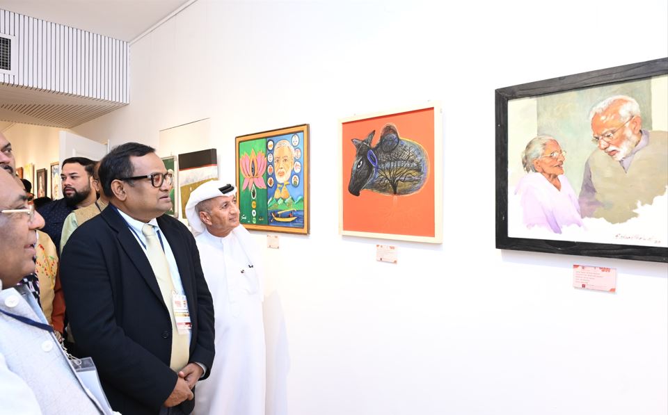 Modi@20 international art exhibition brings Indian and Emirati cultures together in Dubai