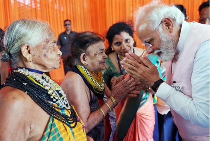 PM Modi condoles 'Encyclopedia of forest' Tulsi Gowda's demise, says her work will inspire generations