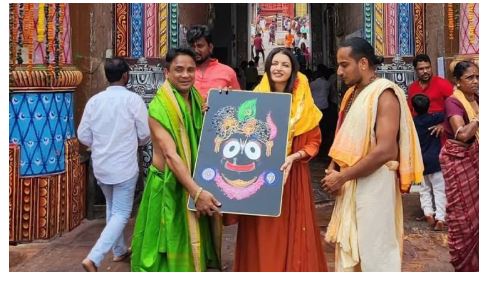 Bhagyashree shares glimpses from her Shree Jagannath Puri visit