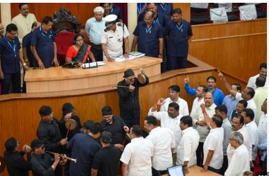 12 Congress MLAs suspended from Odisha Assembly for seven days