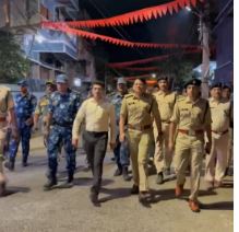 Flag march conducted ahead of Ram Navami in Bhadrak and Balasore districts of Odisha