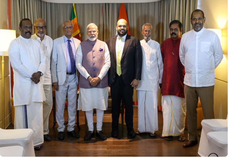 PM Modi meets Sri Lanka's Tamil Community, promise to support for progress