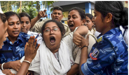 Teacher-Police Clash in Kolkata Over Job Losses