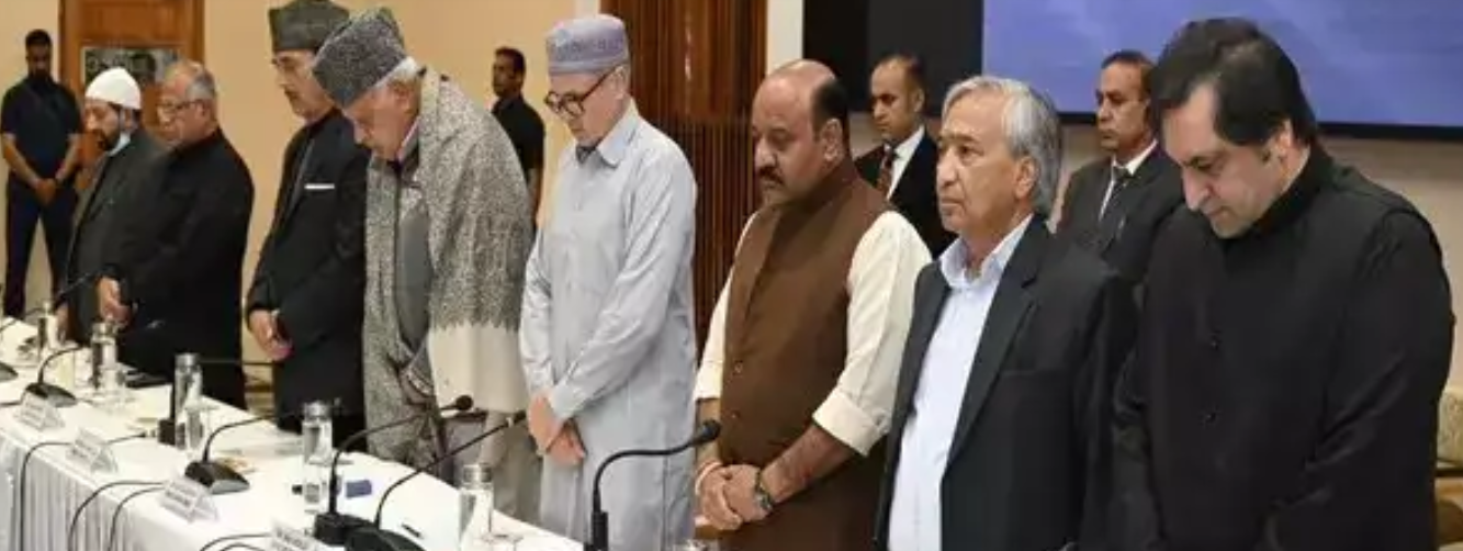 All-Party meet in Jammu & Kashmir condemns Pahalgam terror attack, urges unity