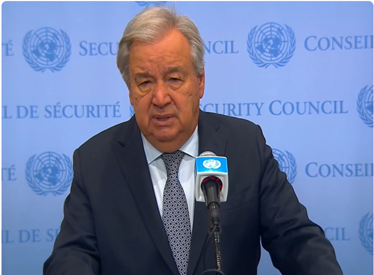 "Military Solution is No Solution": UN Chief urges India, Pakistan to exercise maximum restraint
