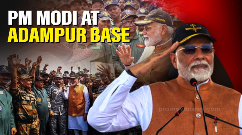 'Bharat Mata ki Jai' echoes at Adampur Air Base as PM Modi hails Operation Sindoor success